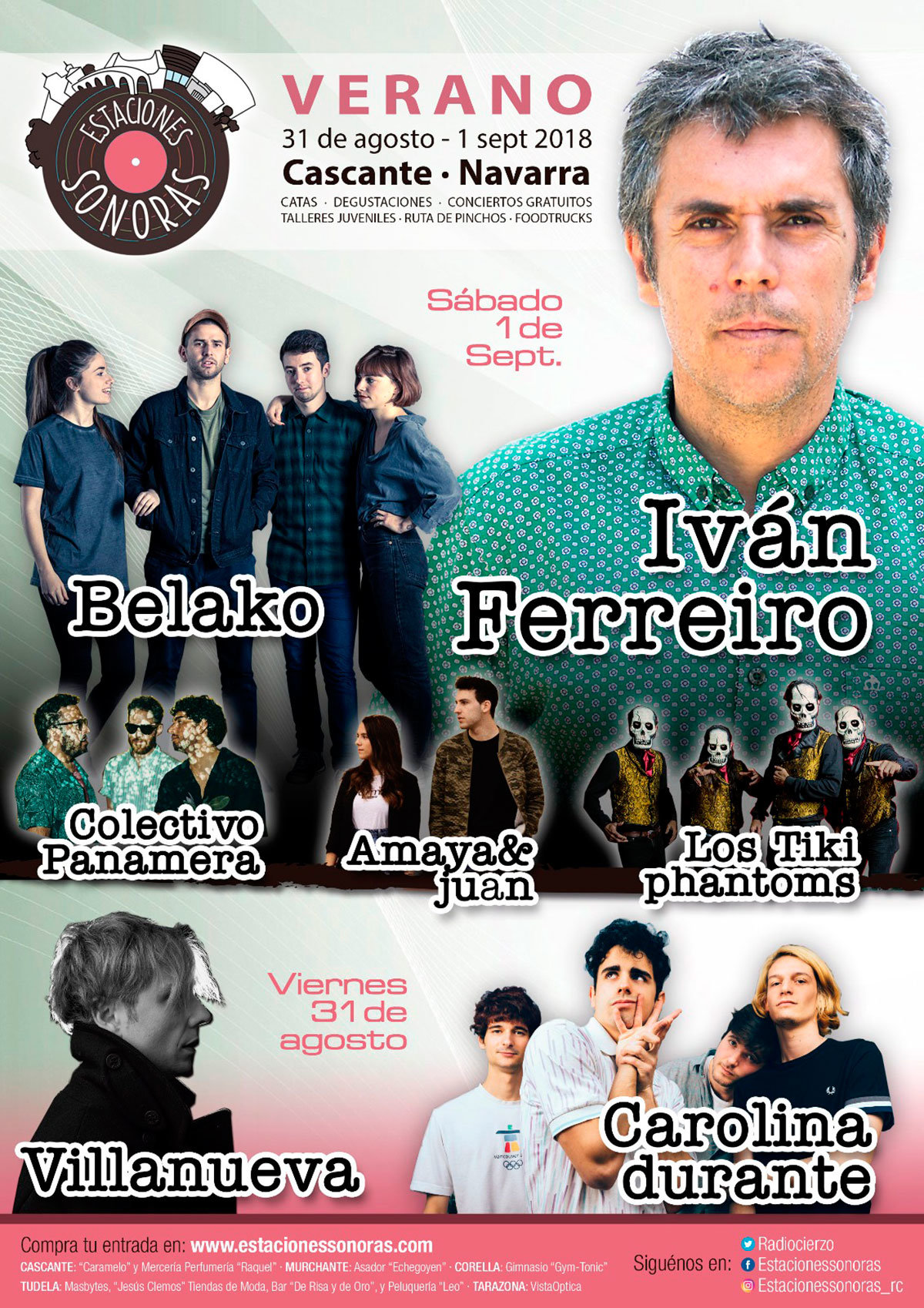 Cartel Estaciones Sonoras Verano