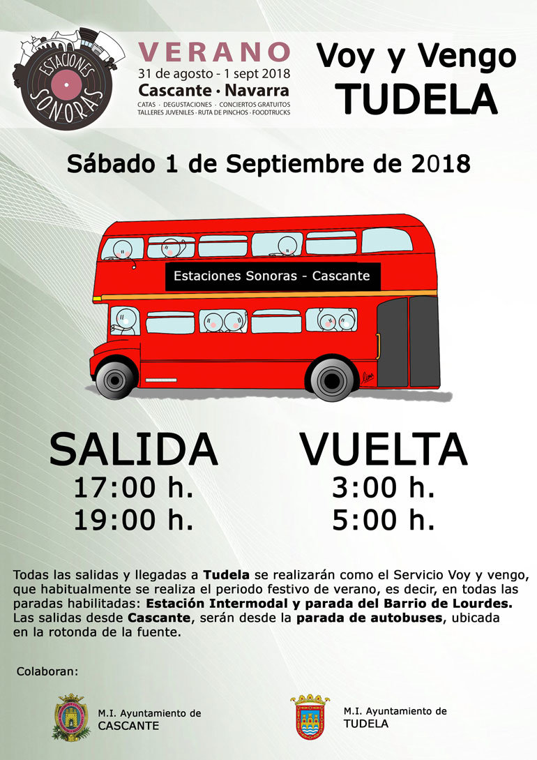 Voy y vengo Estaciones Sonoras Verano 2018 Cascante