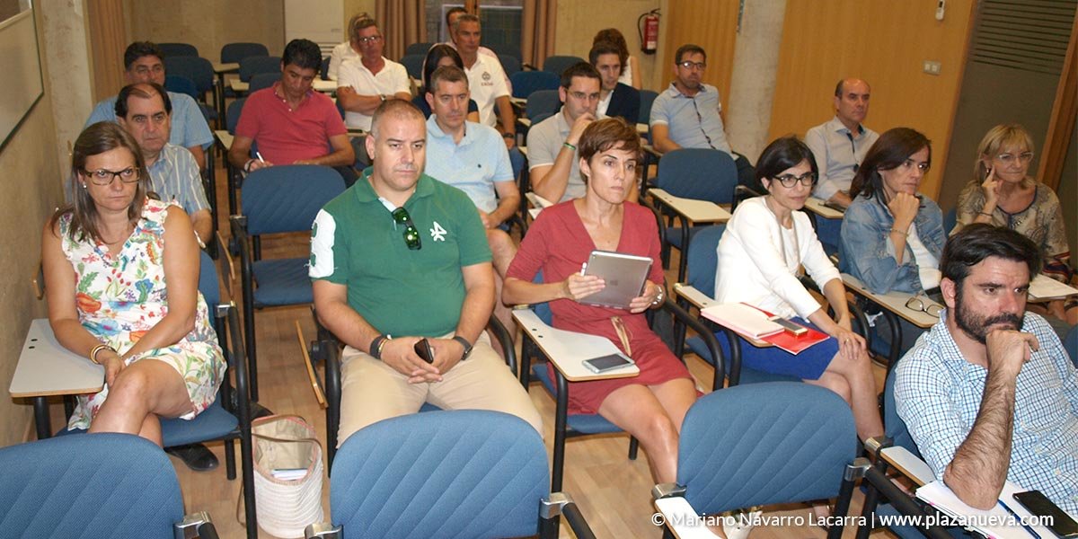 Asistentes a la presentación en Tudela del 'Programa de autodiagnóstico del potencial exportador' de PIN 3 el pasado 11 de septiembre