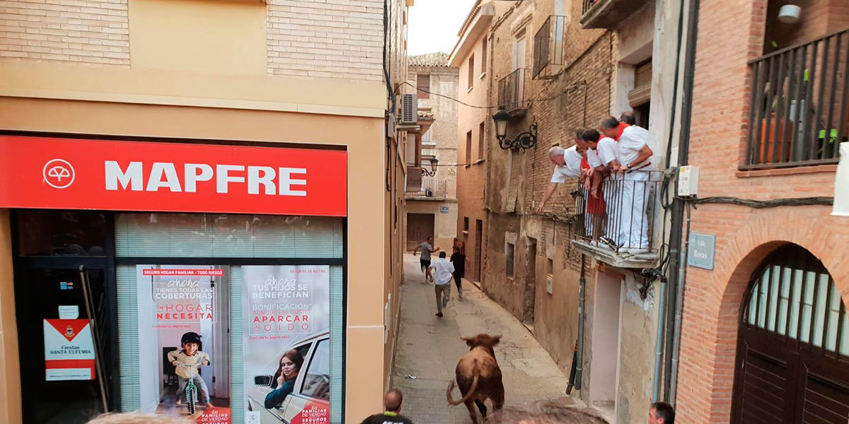 Así se escapó ayer el toro