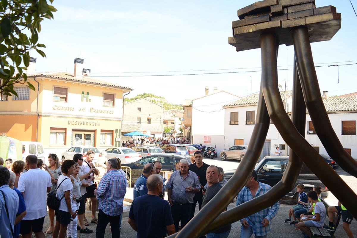 La localidad está encantanda con este homenaje a la Bardena