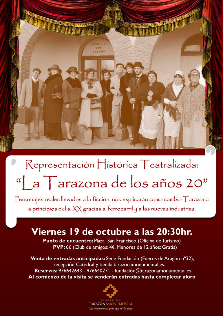 Representación histórica teatralidad 'La Tarazona de los años 20'