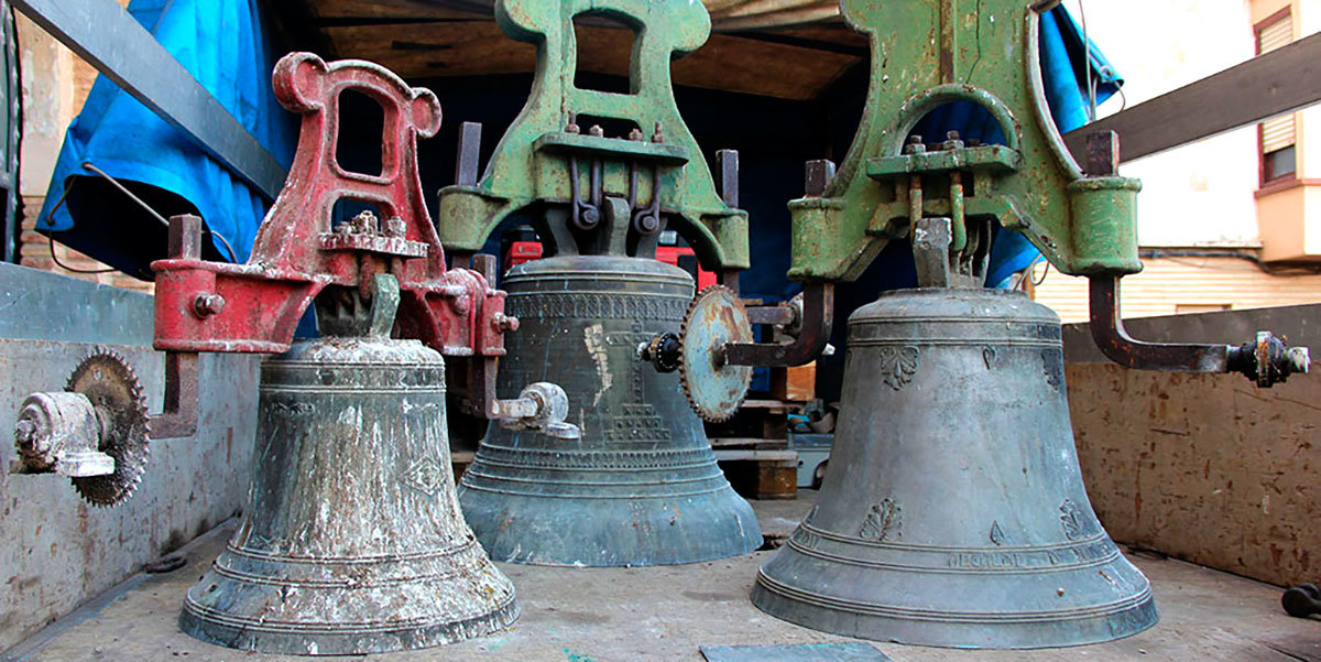 Ablitas renovación campanas Virgen del Rosario 1