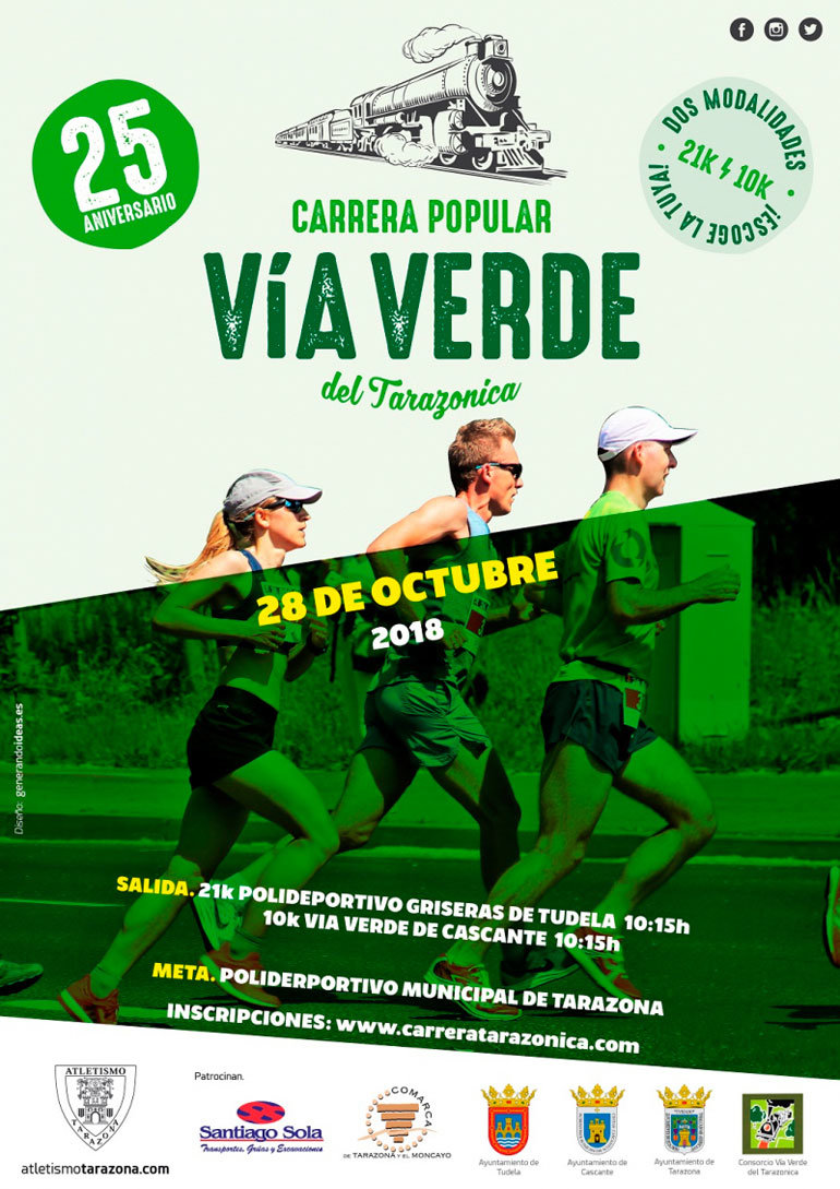 XXV Carrera Popular Vía Verde Tarazonica Tudela-Tarazona