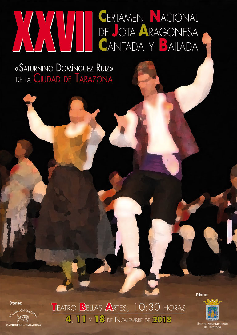 XXVII Certamen Nacional del Jota Aragonesa Cantada y Bailada 'Saturnino Domínguez Ruiz' de la Ciudad de Tarazona