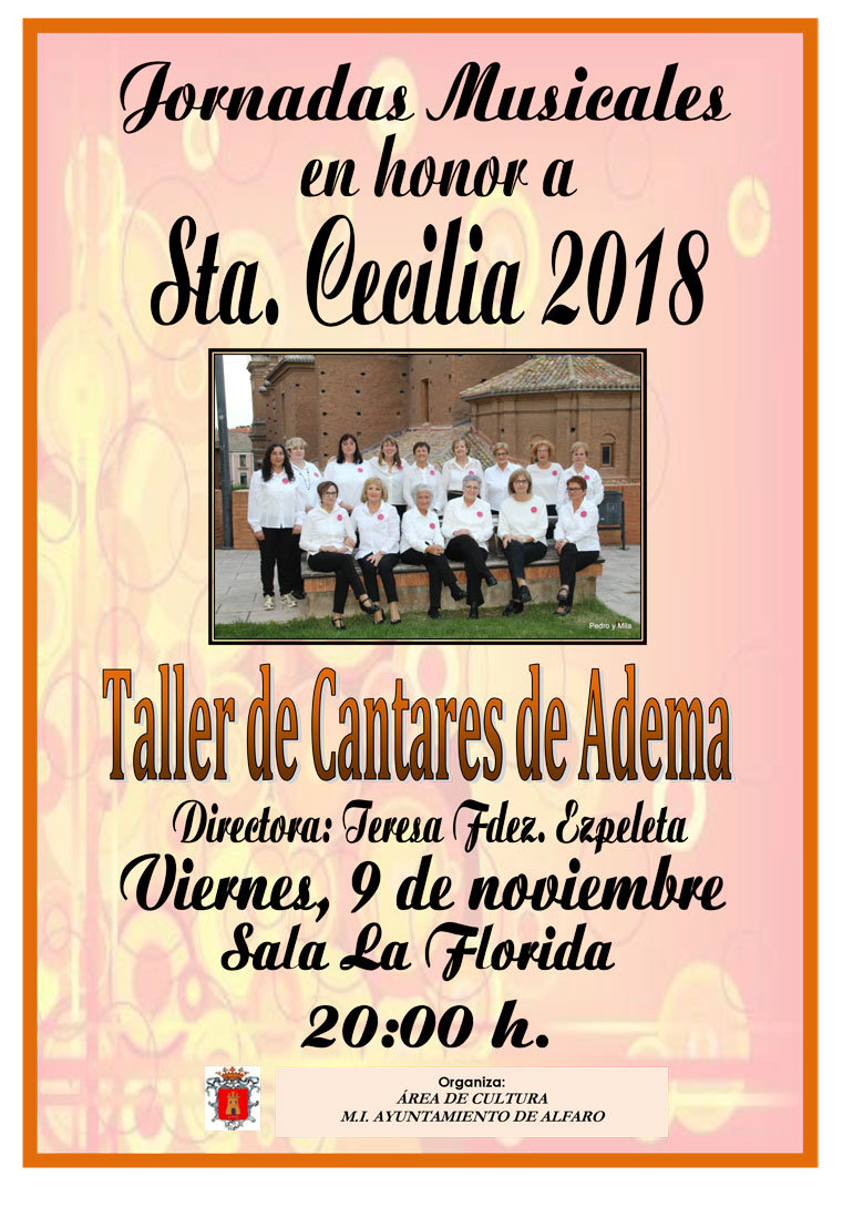 Jornadas Musicales en honor a Santa Cecilia 2018 en Alfaro