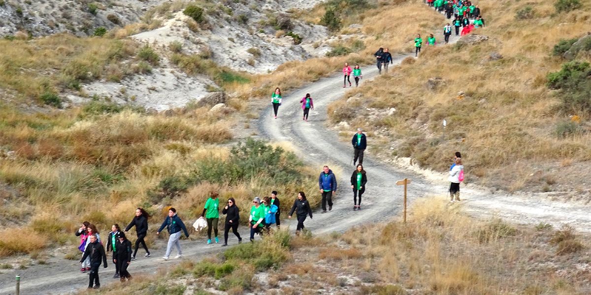 I Marcha contra el Cáncer en Fitero caminando