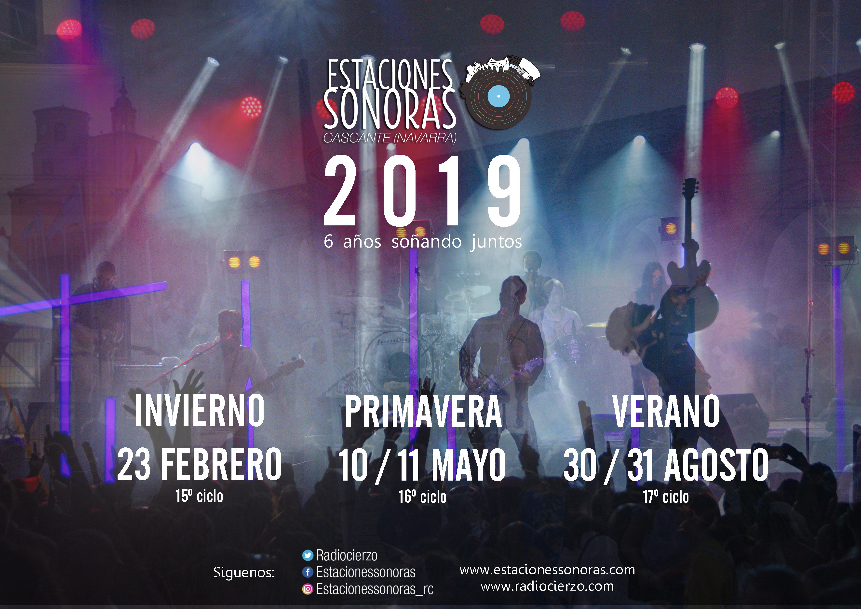 Cartel Estaciones sonoras 2019