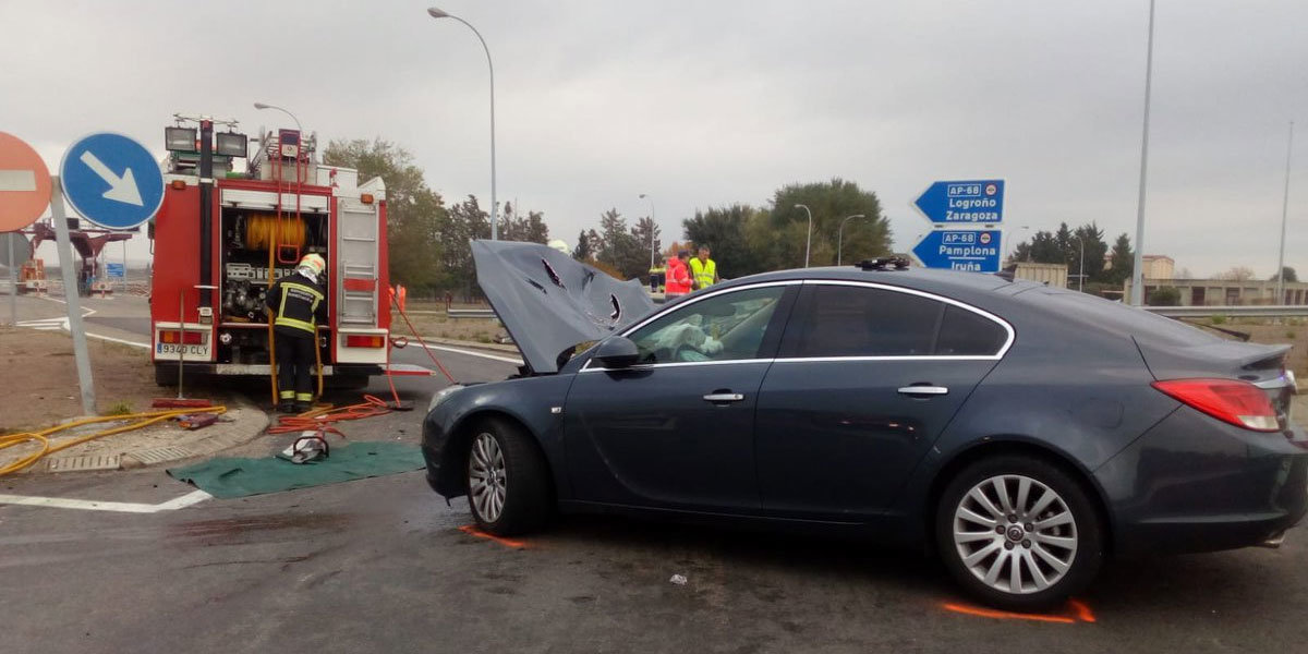 Accidente en la entrada de la AP68