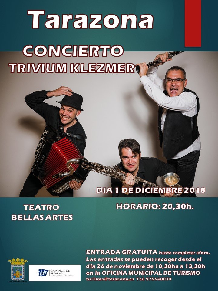 Concierto en Tarazona de Trivium Klezmer