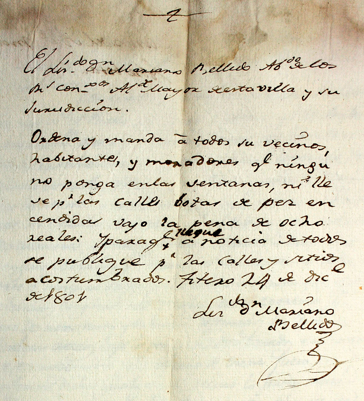 Texto extraído de aquella época