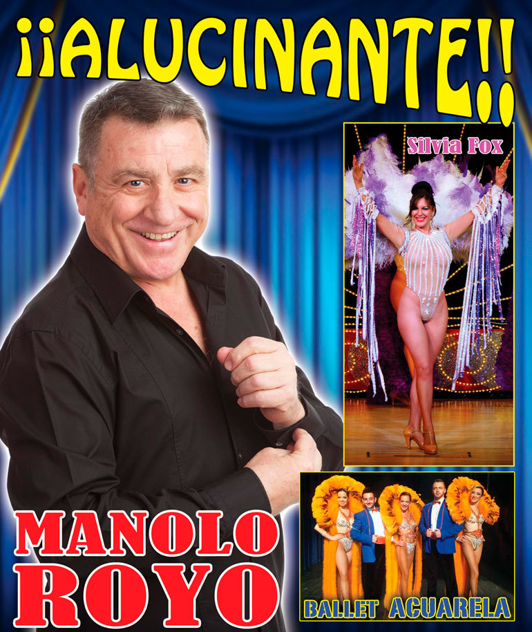 Espectáculo con Manolo Royo, Silvia Fox y Ballet Acuarela