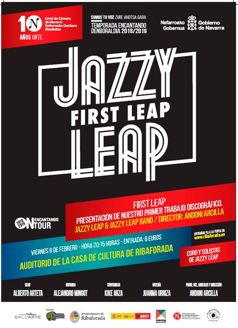 Concierto Coral de Camara de Navarra 'First Leap' Jazzy Leap & Jazzy Leap Band