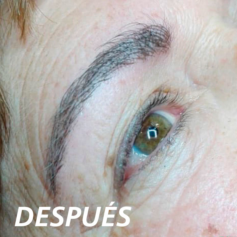 Centro de Estética Cuidándote Lifting de pestañas (después)