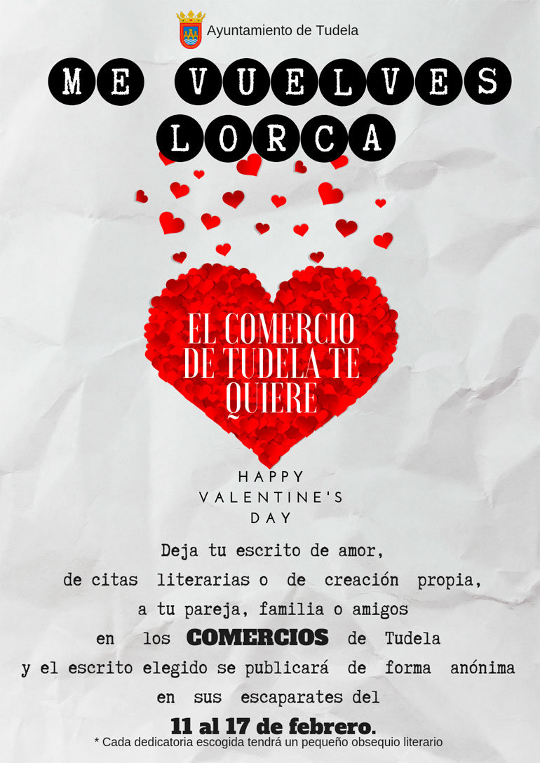 Me vuelves Lorca, El comercio de Tudela te quiere