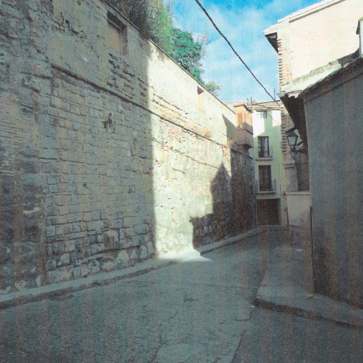 Lienzo de muralla que se conserva en la Calle Granados de Tudela