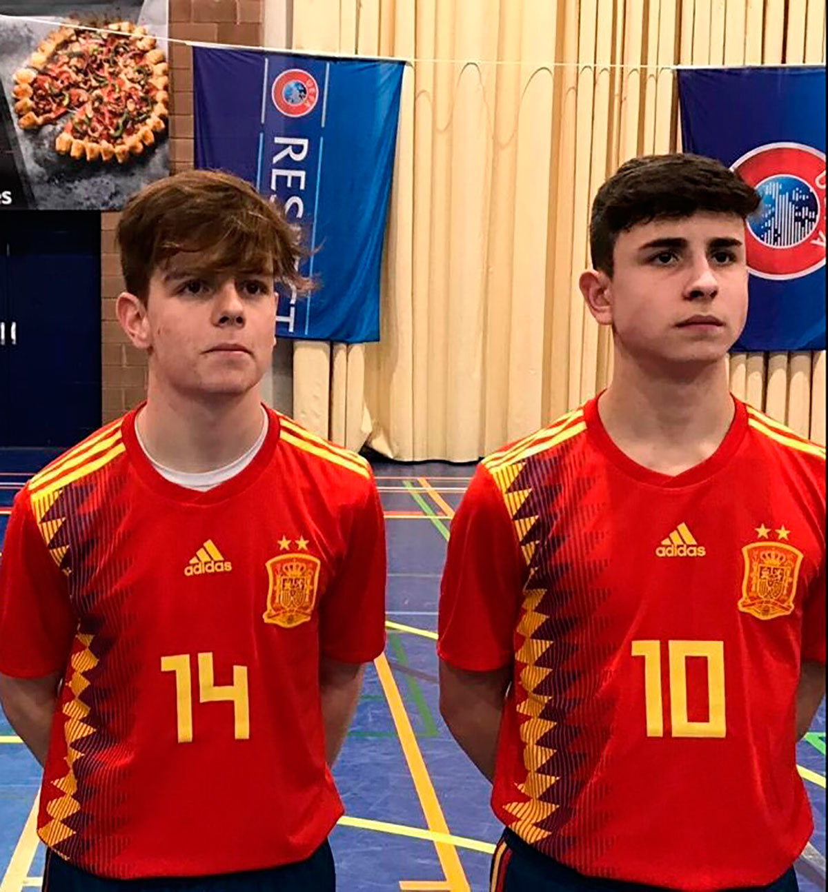 Uge con la selección española de fútbol sala 1
