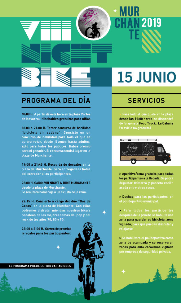 VIII Night & Bike Murchante 2019 programa