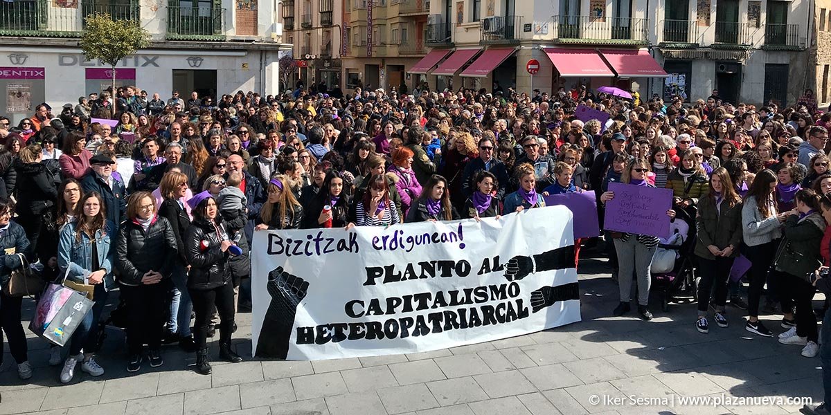 8M en Tudela esta mañana