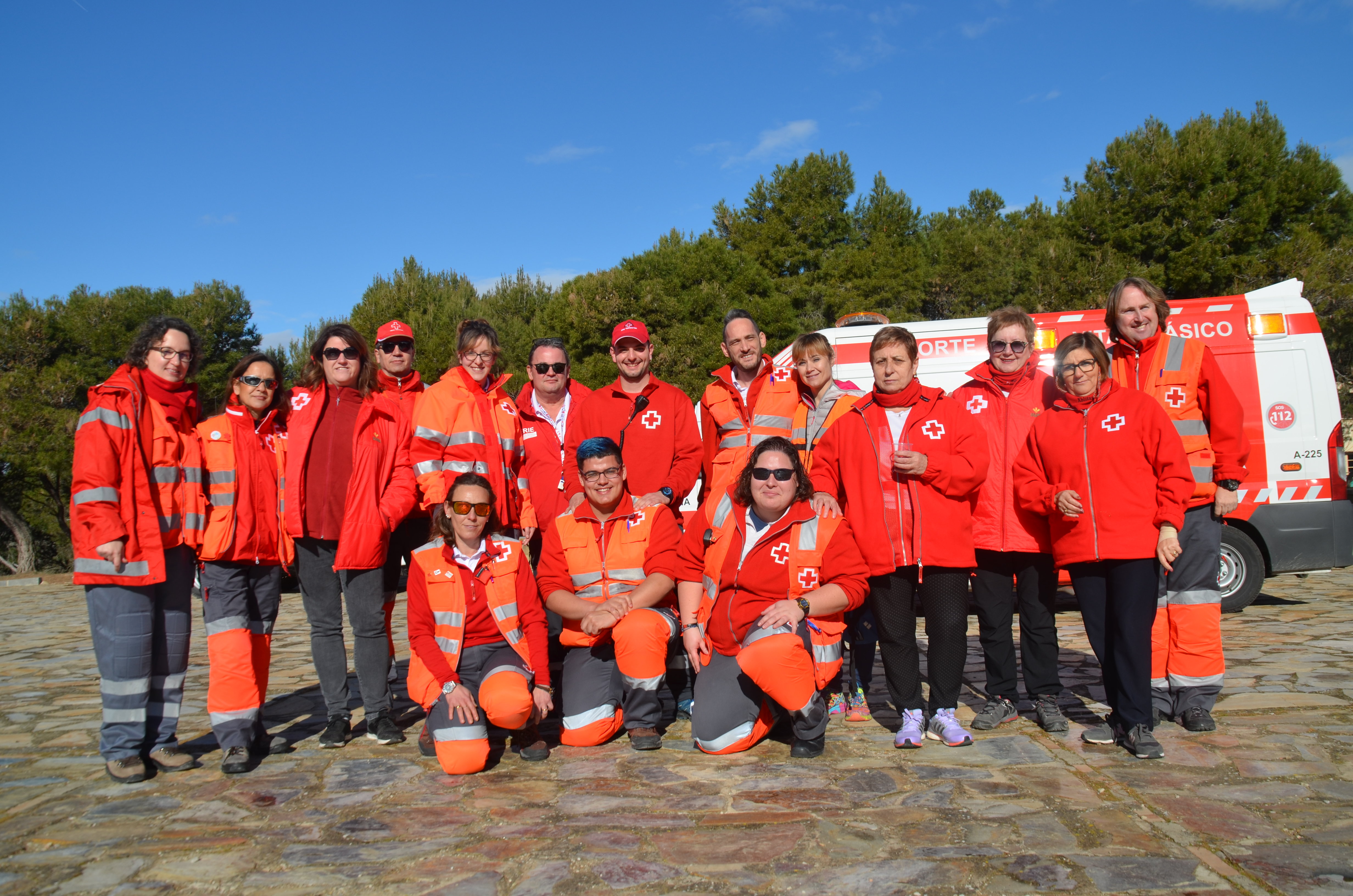 Javierada 2019 Cruz Roja