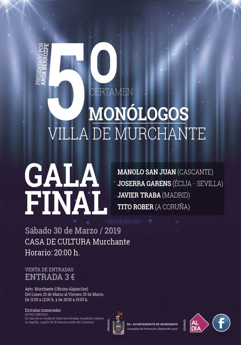 Fase final V Certamen de Monólogos 'Villa de Murchante'