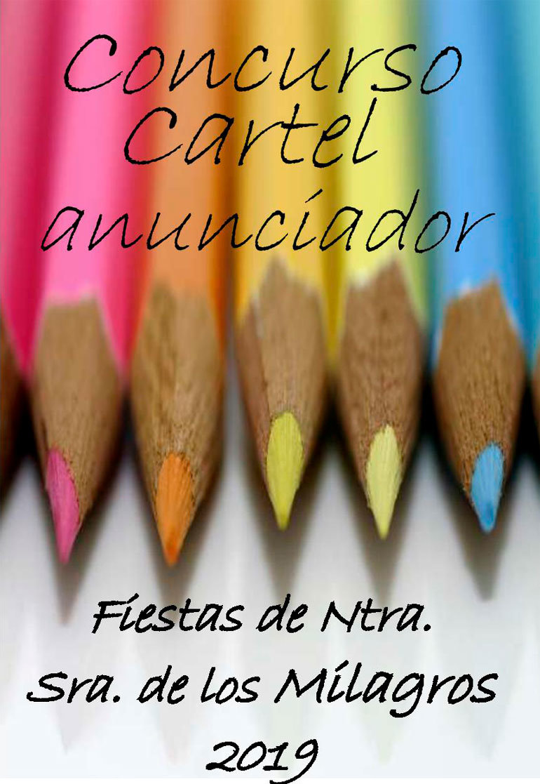 Concurso cartel anunciador Fiestas de Nuestra Señora de los Milagros 2019 de Ágreda