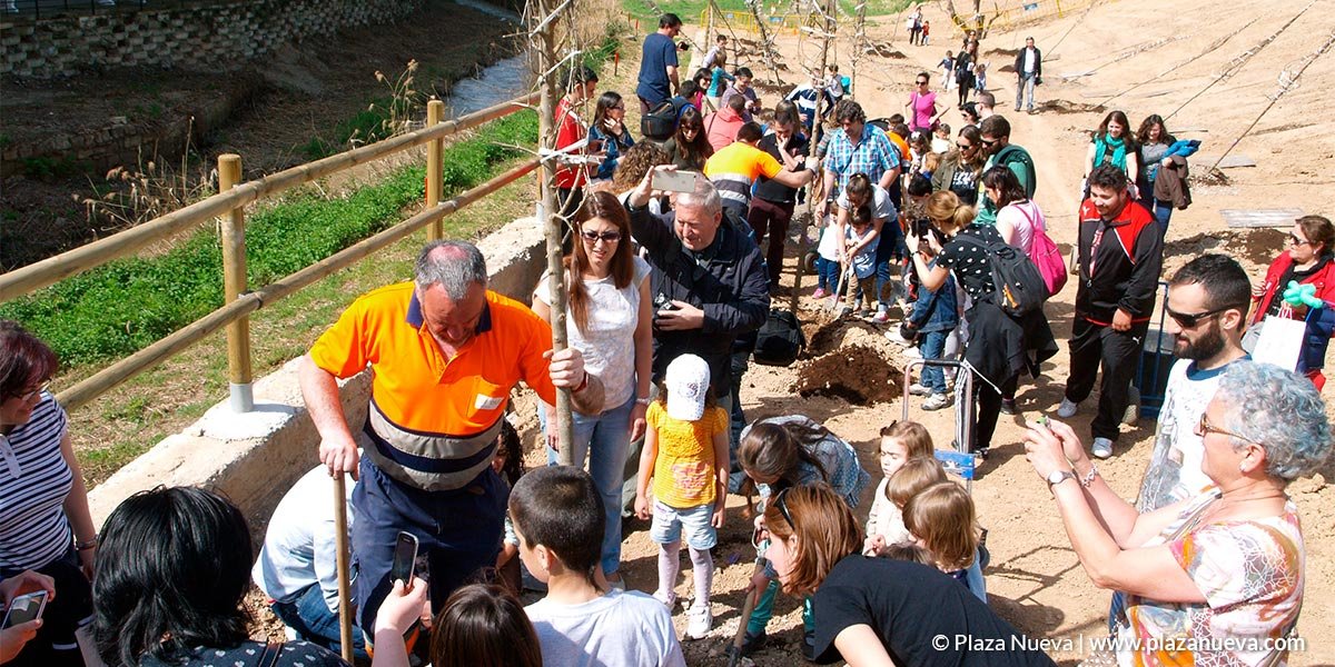 Día del Árbol 2015, Paseo Queiles