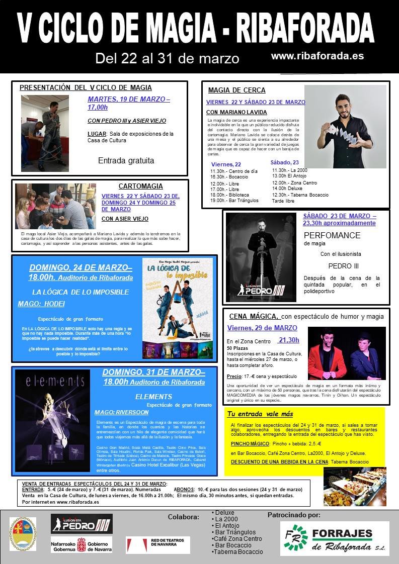 V Ciclo de Magia en Ribaforada
