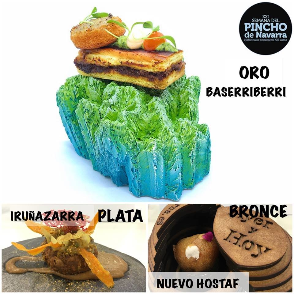 Pinchos ganadores de la semana del pincho