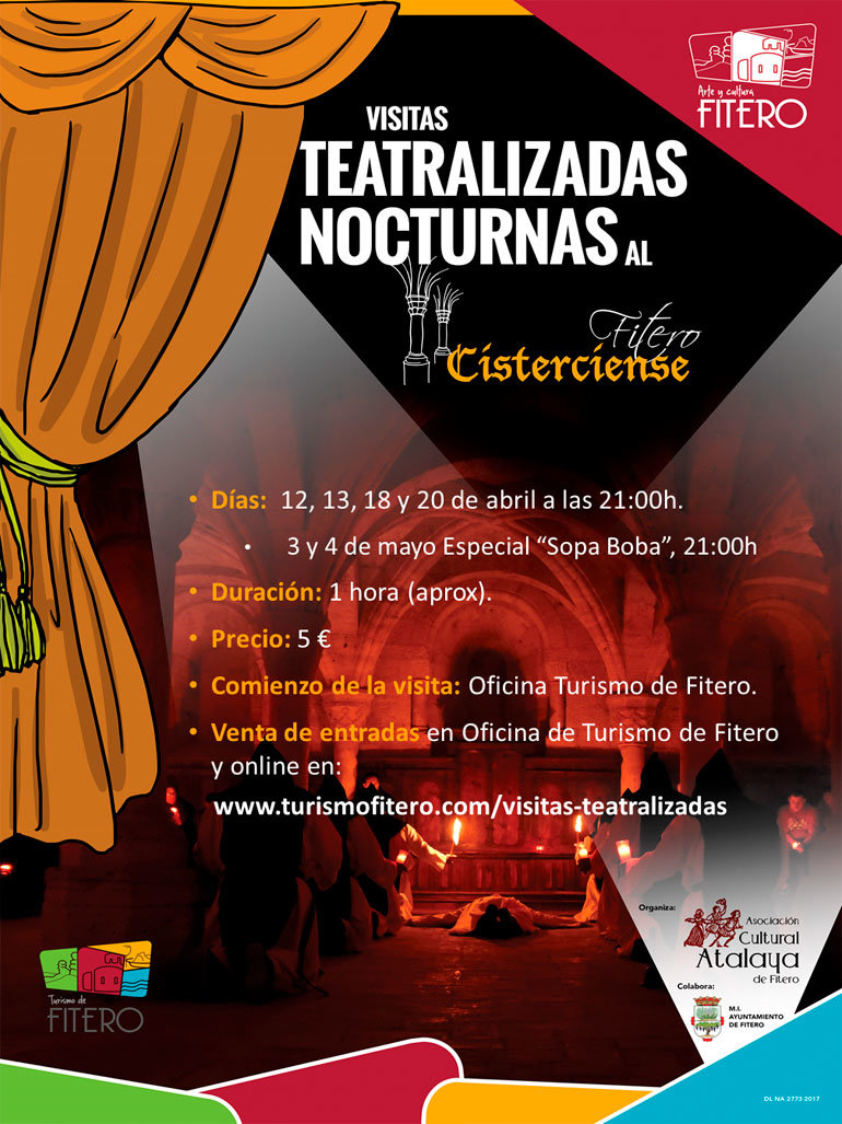 Visitas teatralizadas noturnas al Fitero Cisterciense