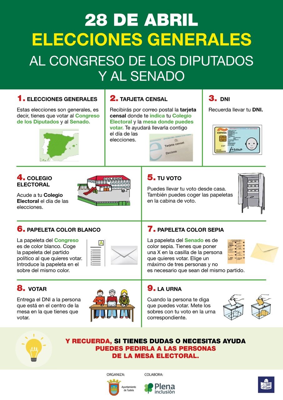 190783 Ayto Tudela cartel voto