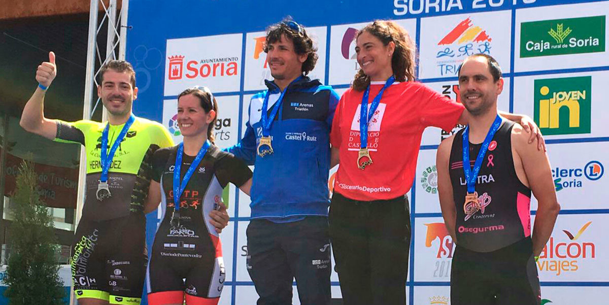 Pódio en el Campeonato de España de Duatlón