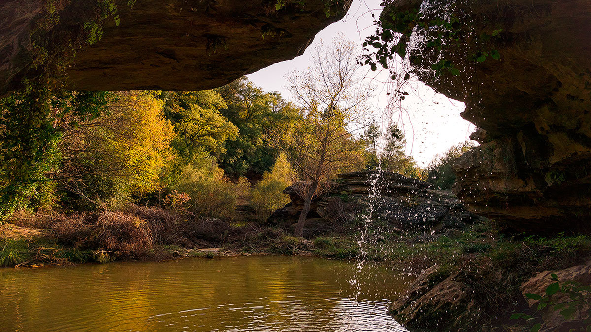 El otoño desde el pozo del Zarrampullo (El Frago)