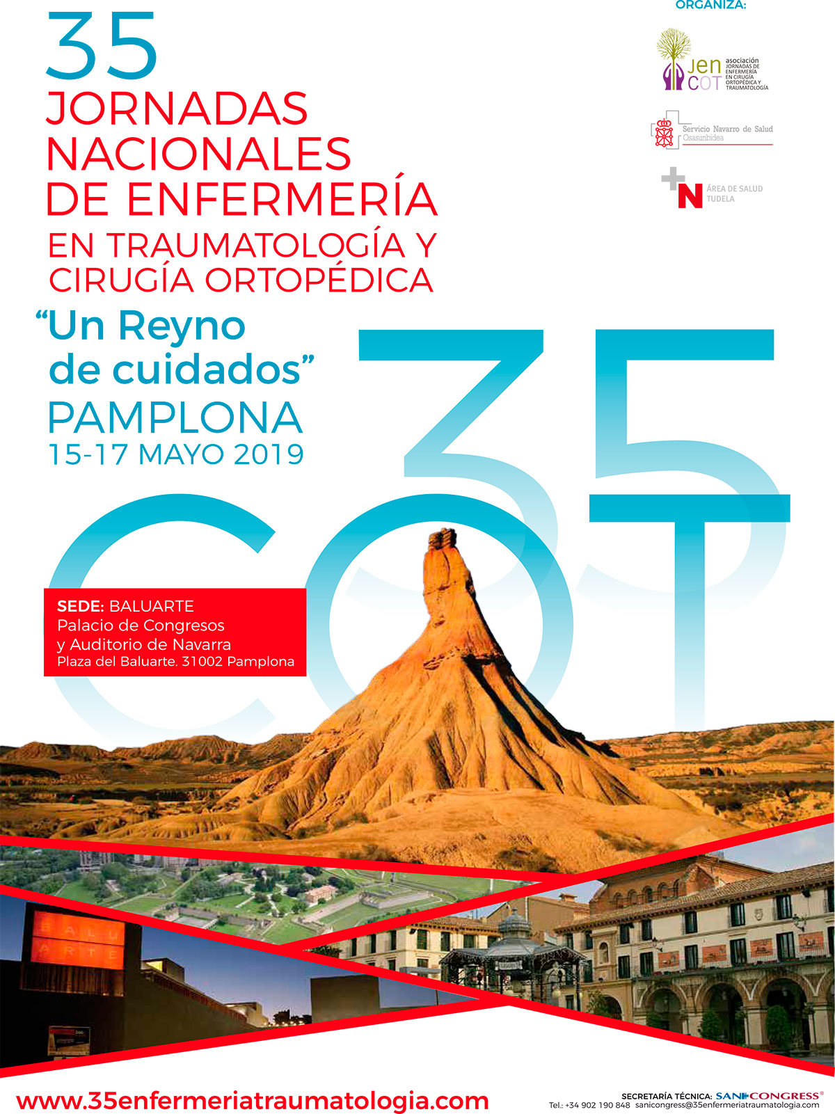 35 Jornadas Nacionales de Enfermería en Cirugía Ortopédica y Traumatología cartel