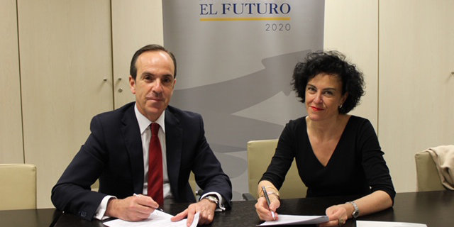 Mauricio García de Quevedo FIAB y Crtsina Lecumberri de ALINAR