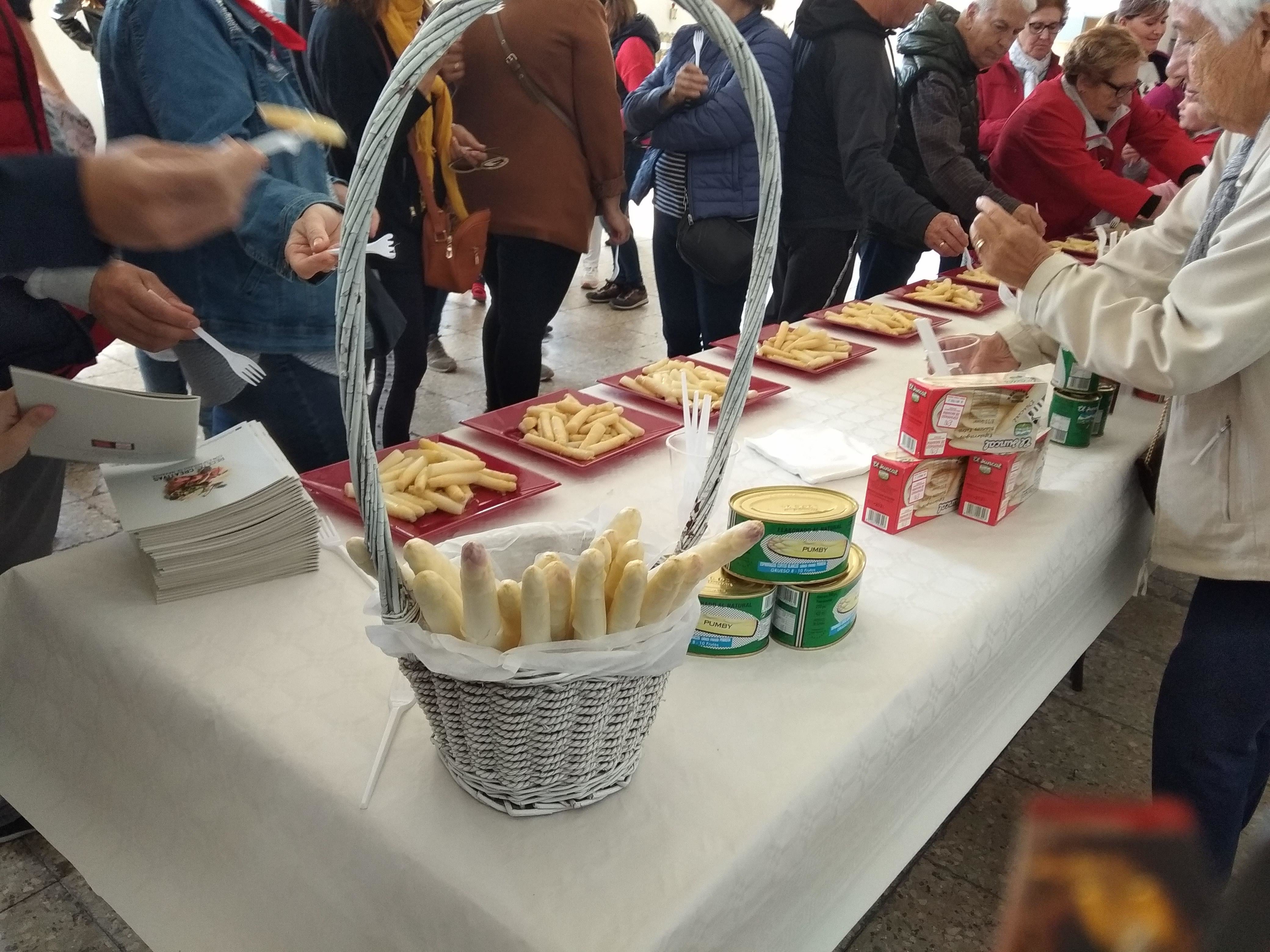 mesa degustación en El Juncal