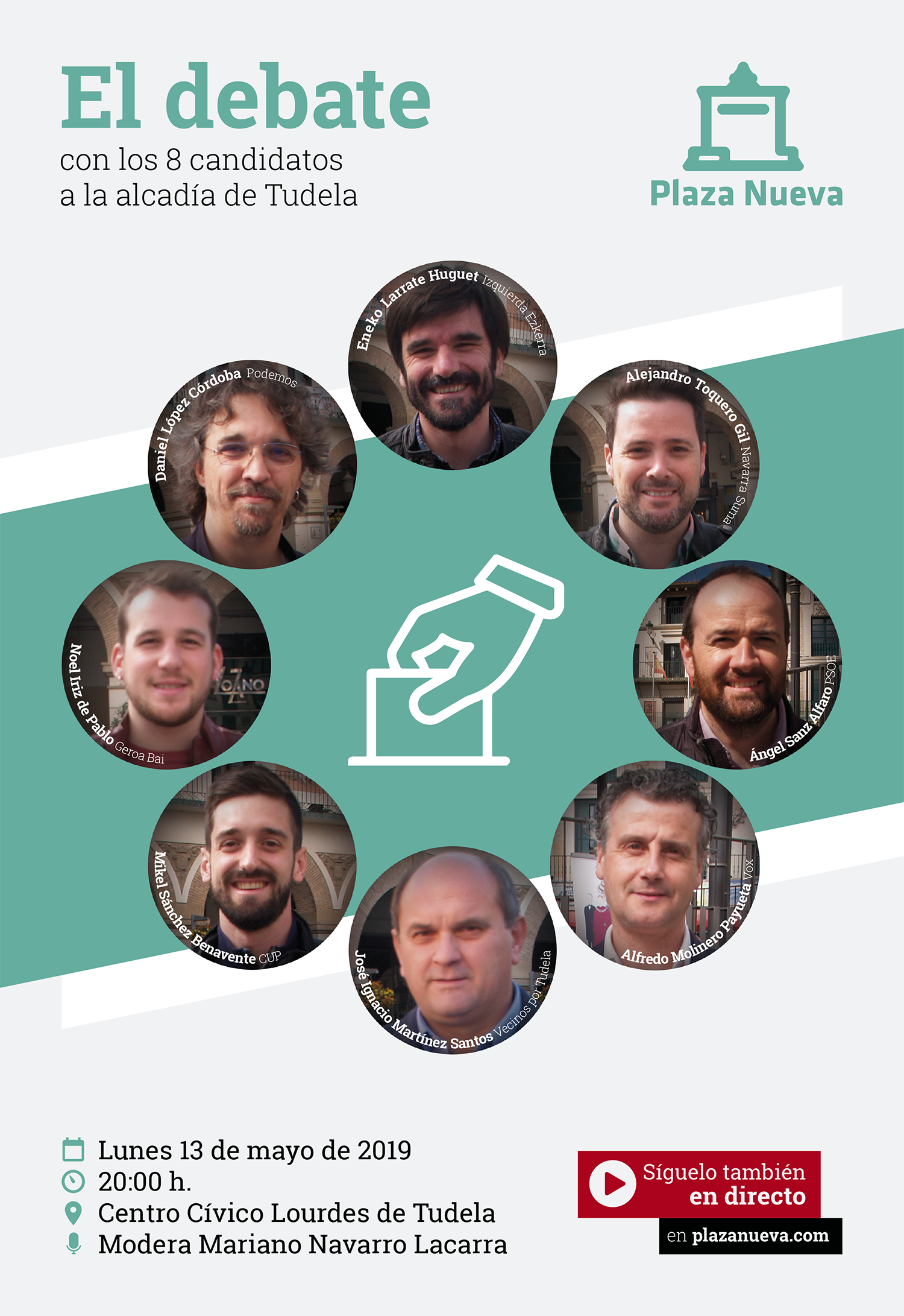anuncio Debate Elecciones2019 Plaza Nueva 1p