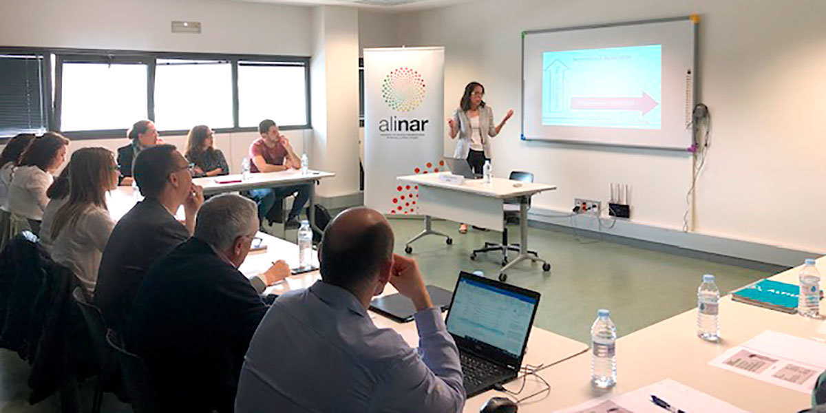 Imagen de la jornada sobre Ciberseguridad e Industria 4.0 que ALINAR ha celebrado recientemente con algunos de sus asociados