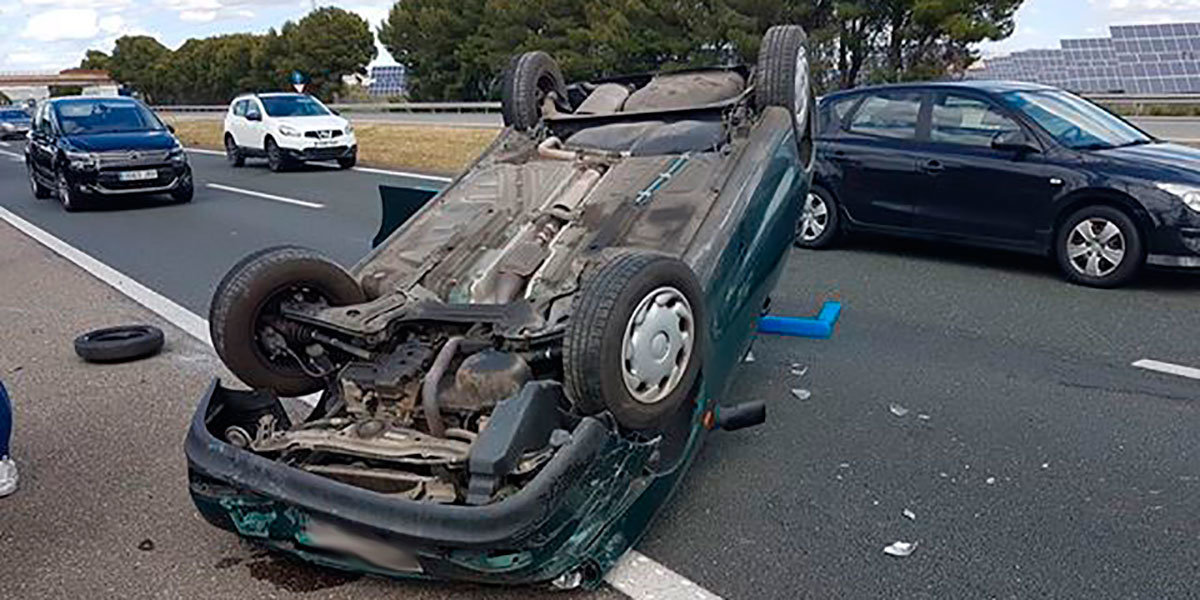 Accidente en la AP-152