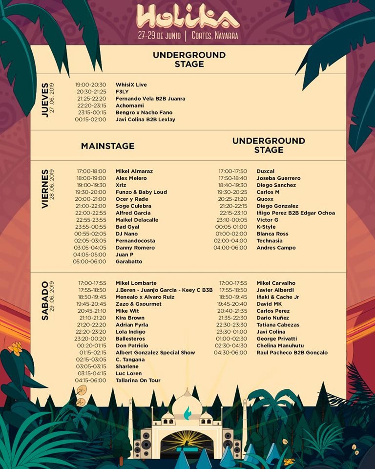 Horarios Holika
