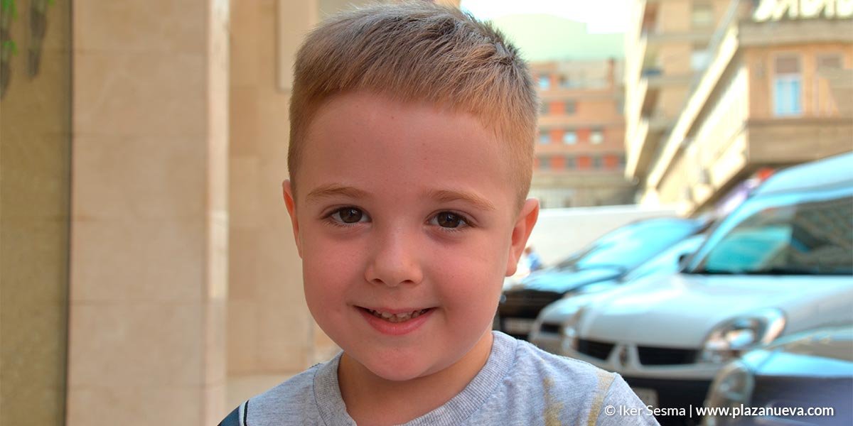 Pablo Frías Cuartero, 4 años