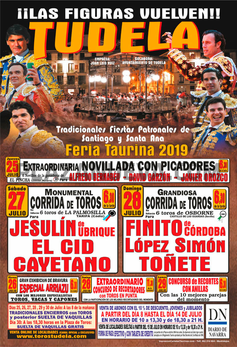 Feria Taurina 2019 de Tudela