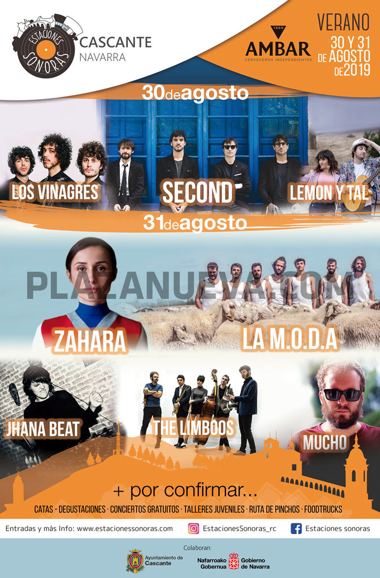 Estaciones Sonoras Verano 2019 en Cascante