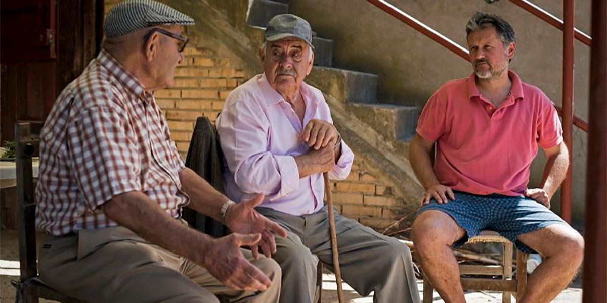 Los Últimos de la Mejana, encuentro con hortelanos