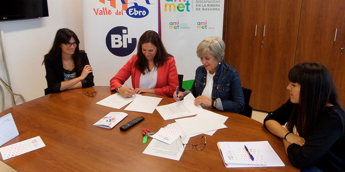 Fima de convenio IES Valle del Ebro y Amimet 2