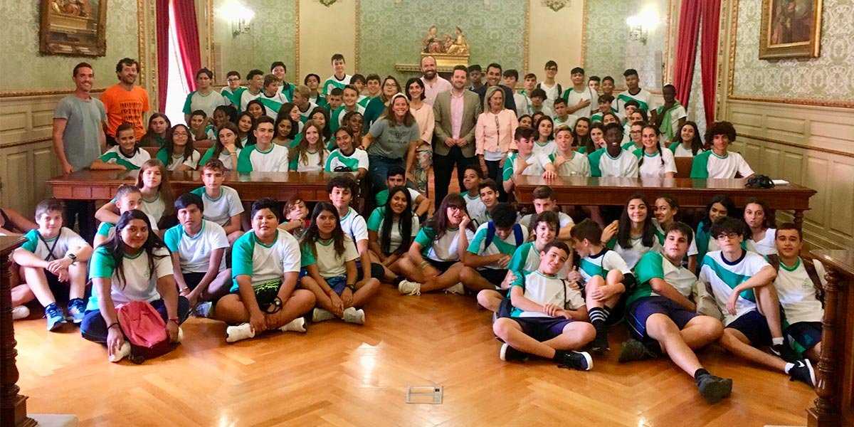 Visita escolares La Anunciata al ayuntamiento