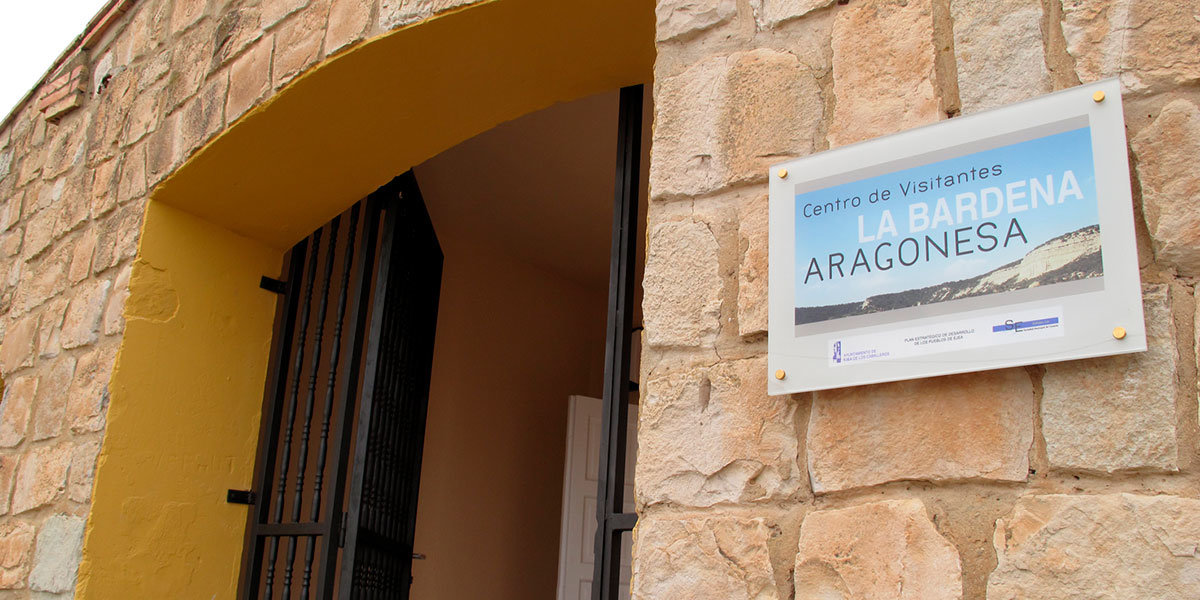 Exterior del Centro de Visitantes de Bardena Aragonesa