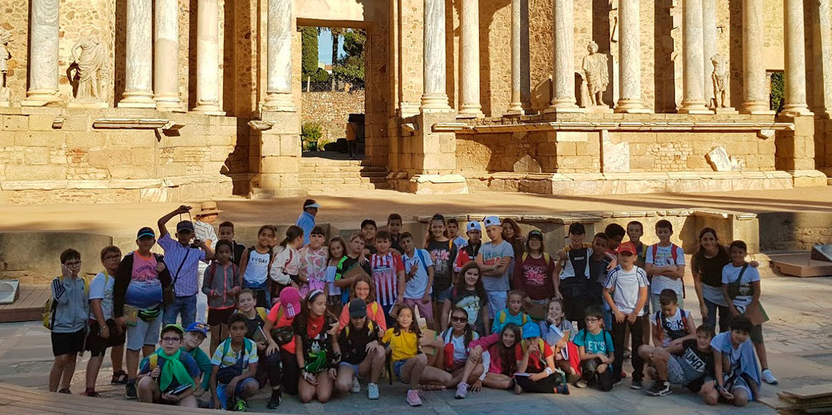 El colegio de Fitero visita Mérida