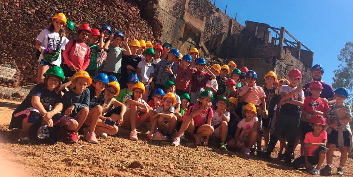 El colegio de Fitero visita Río Tinto