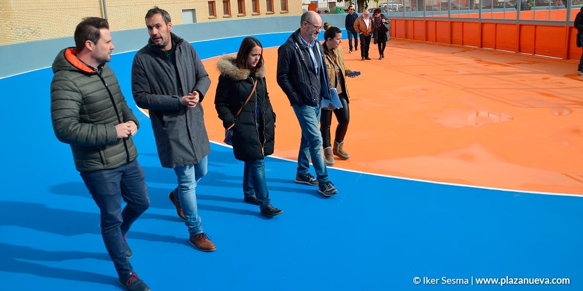 Recepción de obras del Patinódromo Municipal de Tudela 2